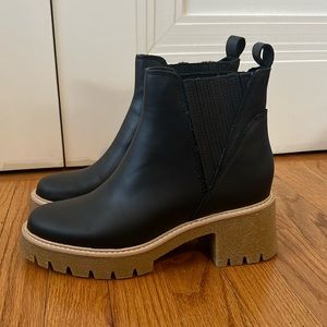 Dolce vita black waterproof leather boots